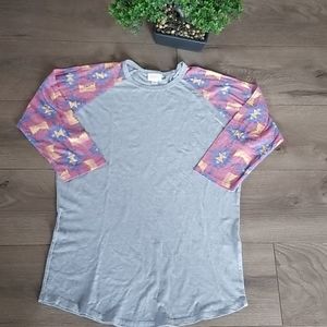 Lularoe Randy 3/4 Sleeve Shirt